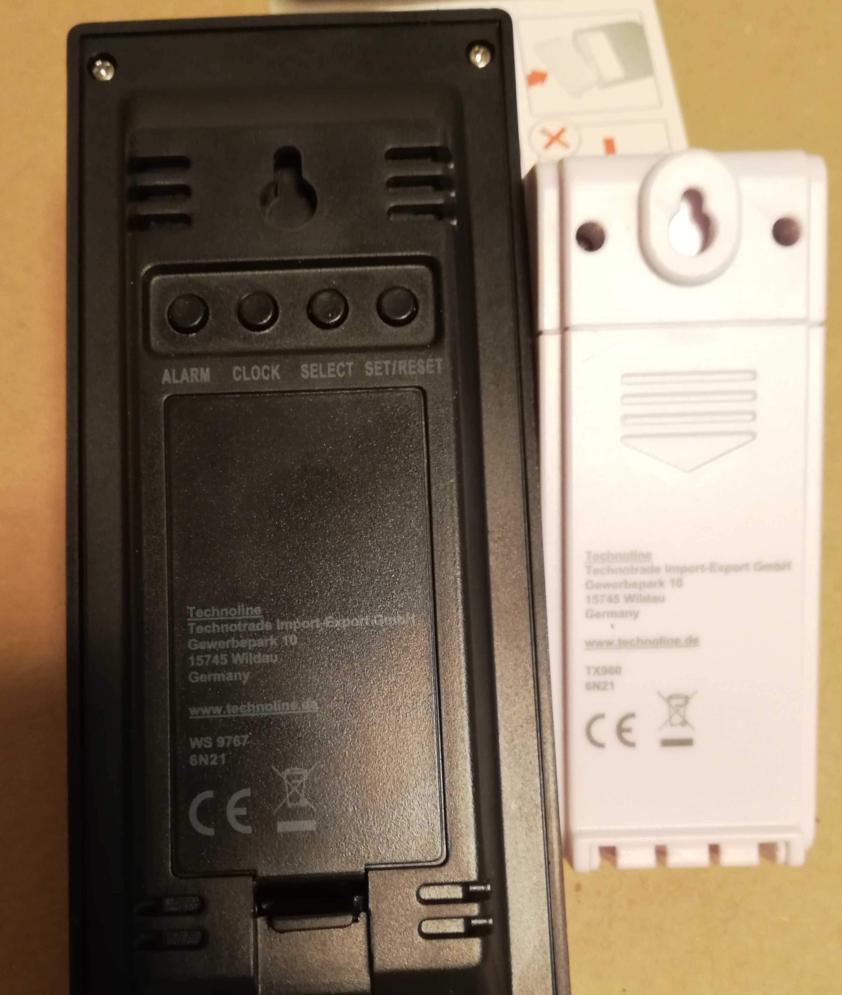 Cyfrowa stacja pogodowa Technoline WS 9767 czarna