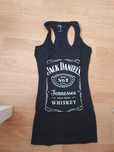 Koszulka limitowana jack daniels, czarna,  na lato,  damska,