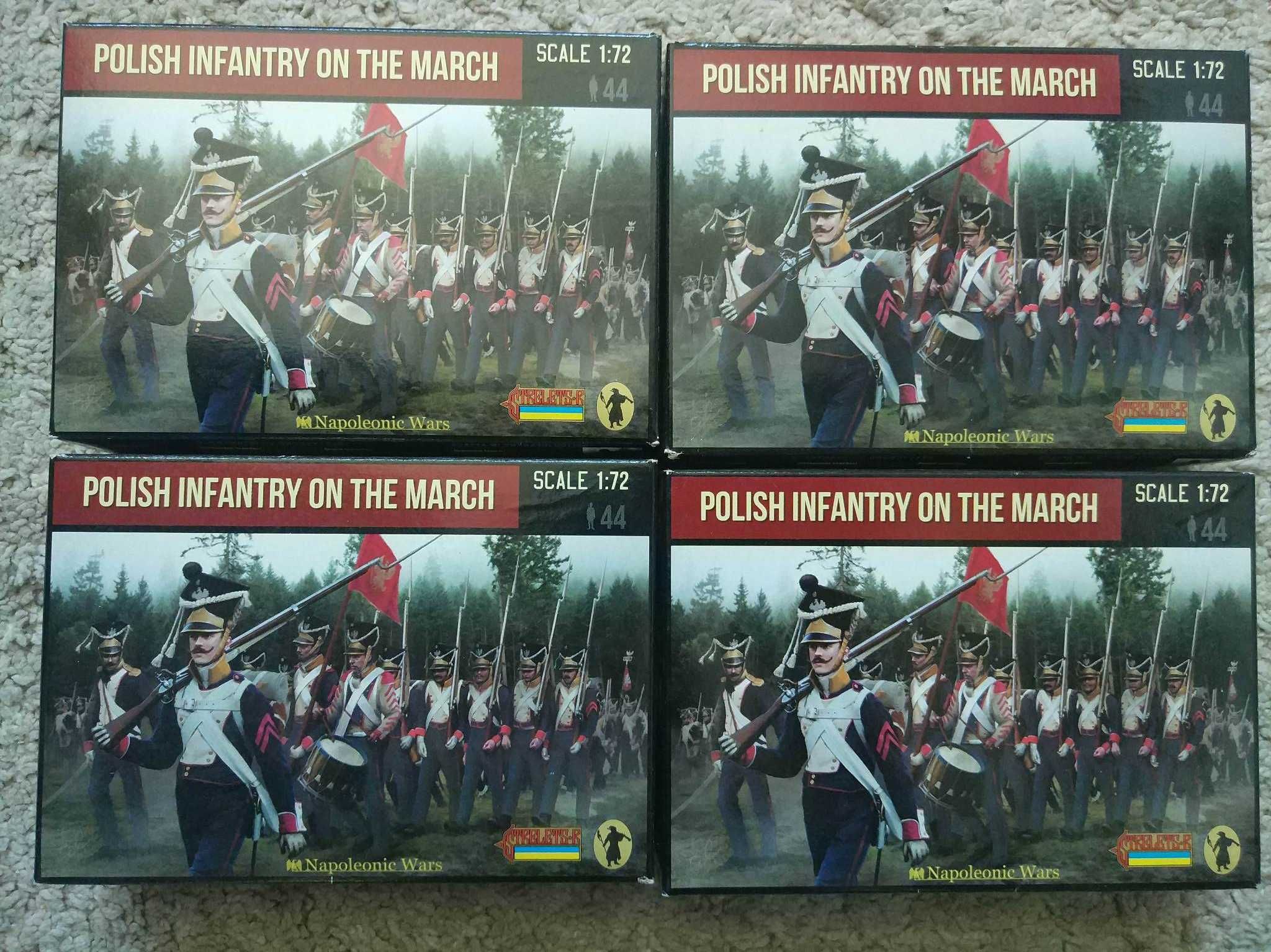 Strelets 142 Napoleonic Polish Infantry on the March