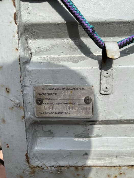 Przyczpka samochodowa z plandeka Nieviadow