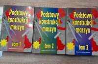 Sprzedam "Podstawy konstrukcji maszyn" (Tom 1, 2 i 3)