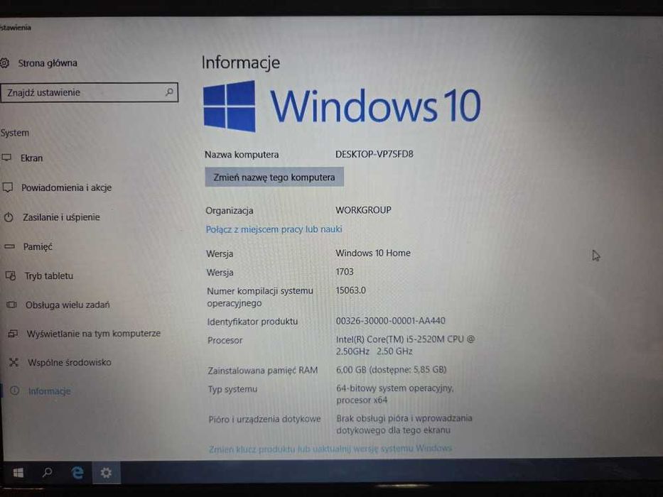 Acer Aspire 5750Z, 15,6",i5 4x2,5GHz, HDD 500Gb, bat 2,5 g, 6 Gb DDR3