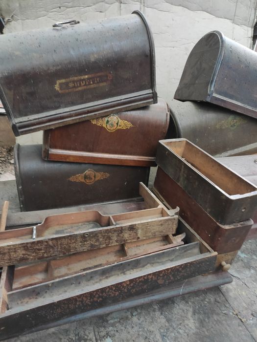 Крышки, столешницы, Ящики шукляди от старинной швейной машинки Зингер