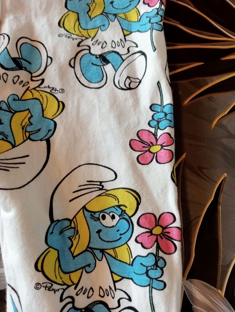 Legginsy rybaczki 3/4 dziewcz 2 szt 98 i 104