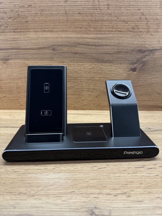 Бездротовий зарядний пристрій Prestigio Revolt A7 Black