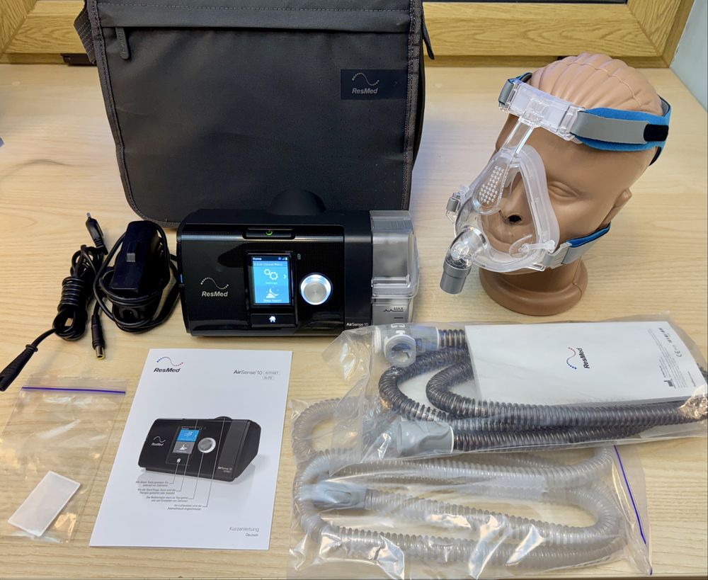 Сіпап апарат Resmed 10 Elite, 2394 години, cpap, швл, ивл, біпап, храп