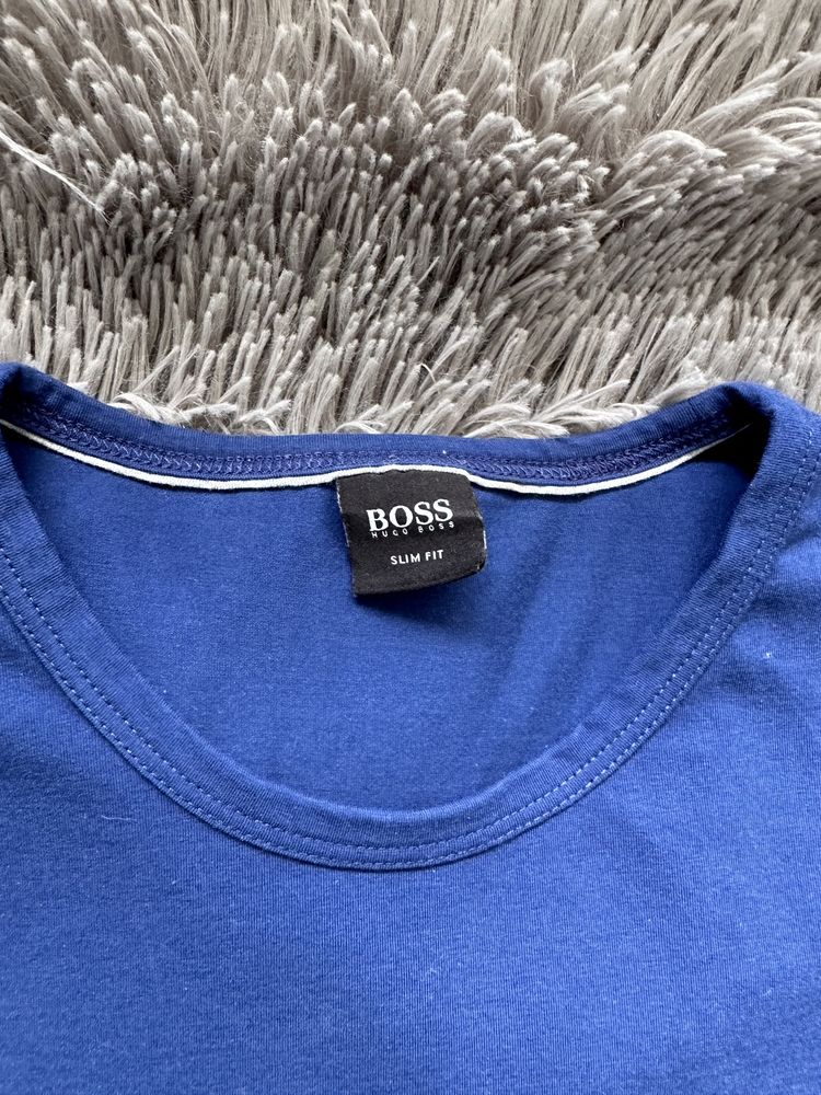 Niebieska Koszulka Hugo Boss - Slim Fit - Rozmiar L