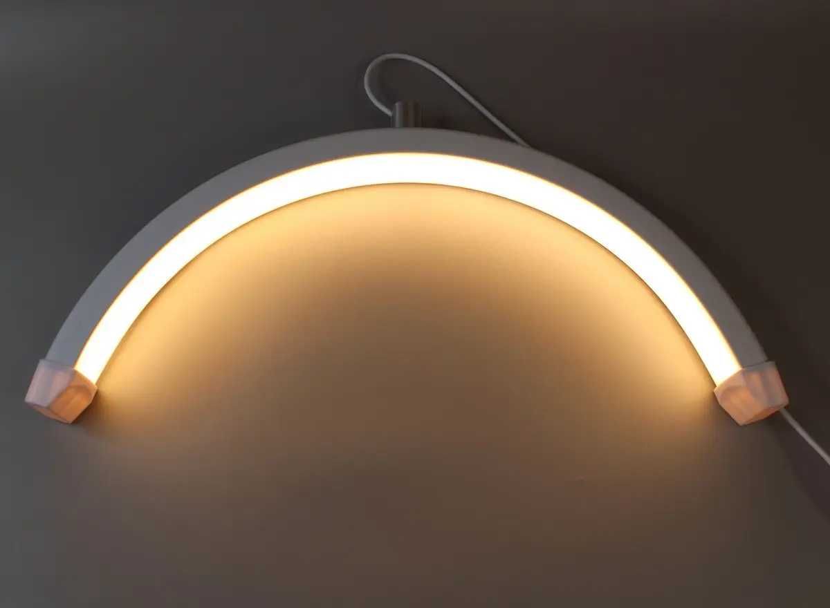 Безтіньова підлогова LED-лампа Smart MOON Light HD-M2X, 20 Вт, Біла