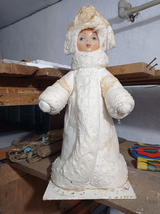 Новорічні ляльки снігурочка, дід мороз