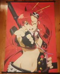 Poster anime scroll tecido tengen toppa gurren lagann yoko  90x60 cm