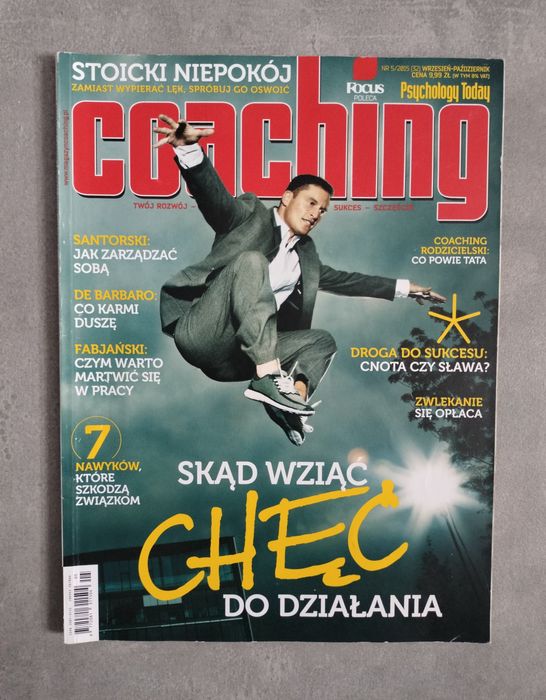 Trzy numery magazynu Coaching Psychology Today 4,5,6 z 2015