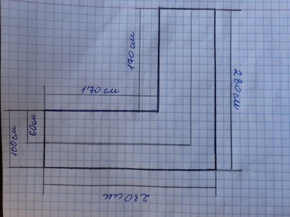 Угловий пружинний диван