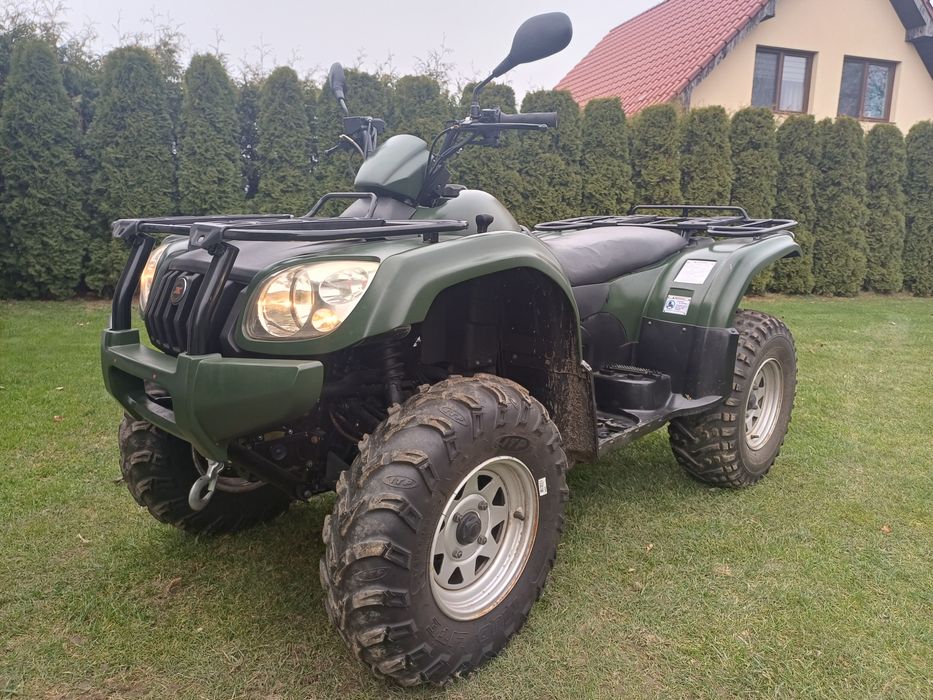 Quad fc moto 500 4x4 blokady. Idealny, pług