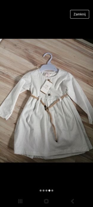 Sukienka dziewczęca 92/98