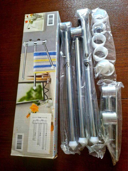 Тримач для рушника трійний поворотний