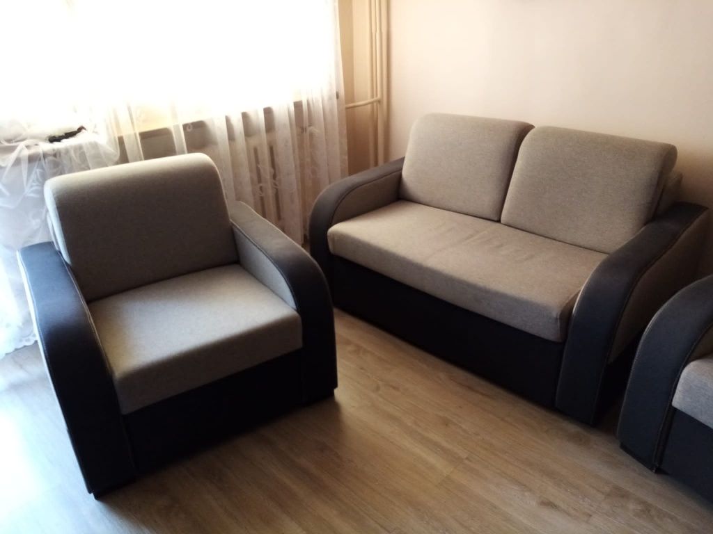 Zestaw wypoczynkowy, kanapa, 2 fotele