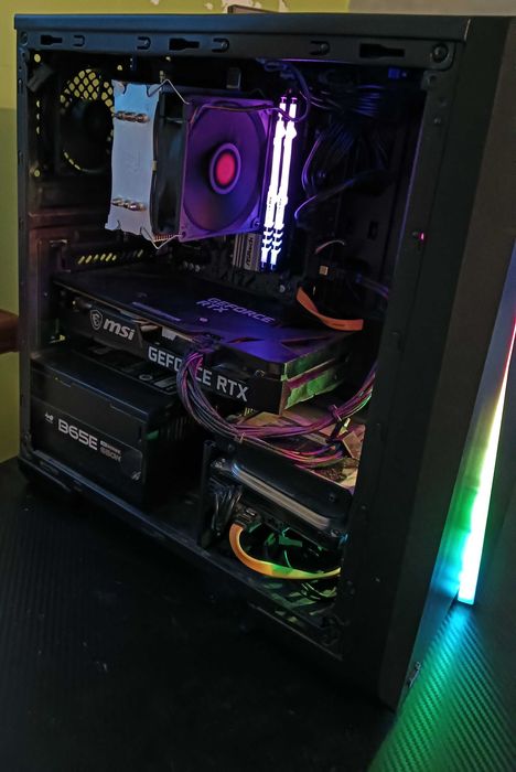 Komputer do gier. RTX 3060ti msi, intel i7 10700, 16gb ram
