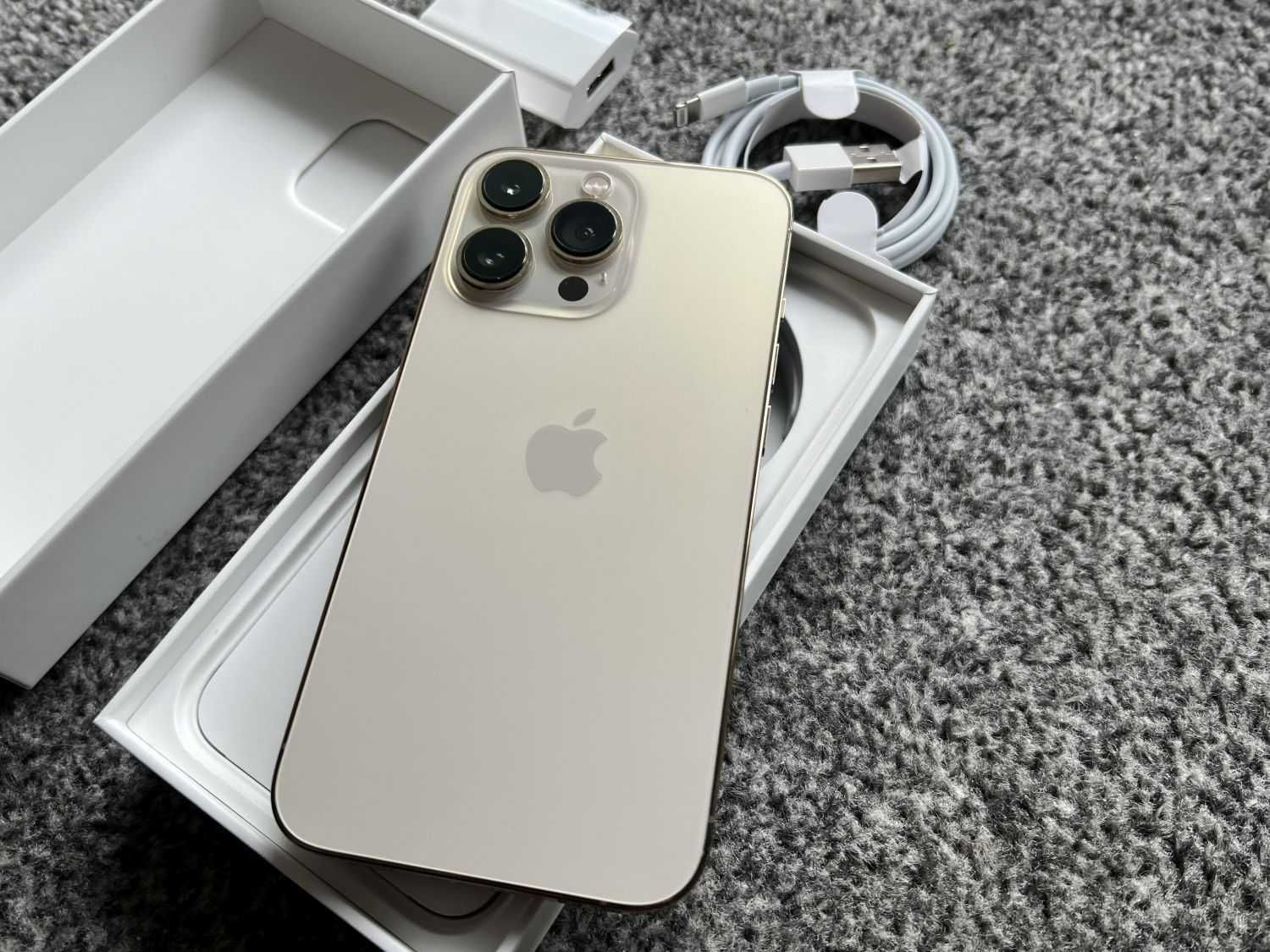 iPhone 13 Pro 128GB GOLD ZŁOTY Rose Bateria 96% Gwarancja +SZKŁO