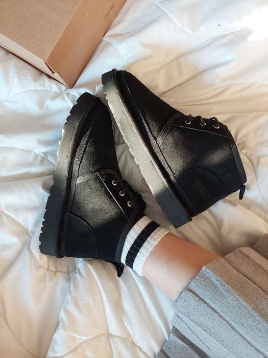 Угги Мужские UGG Neumel Black (Замша)