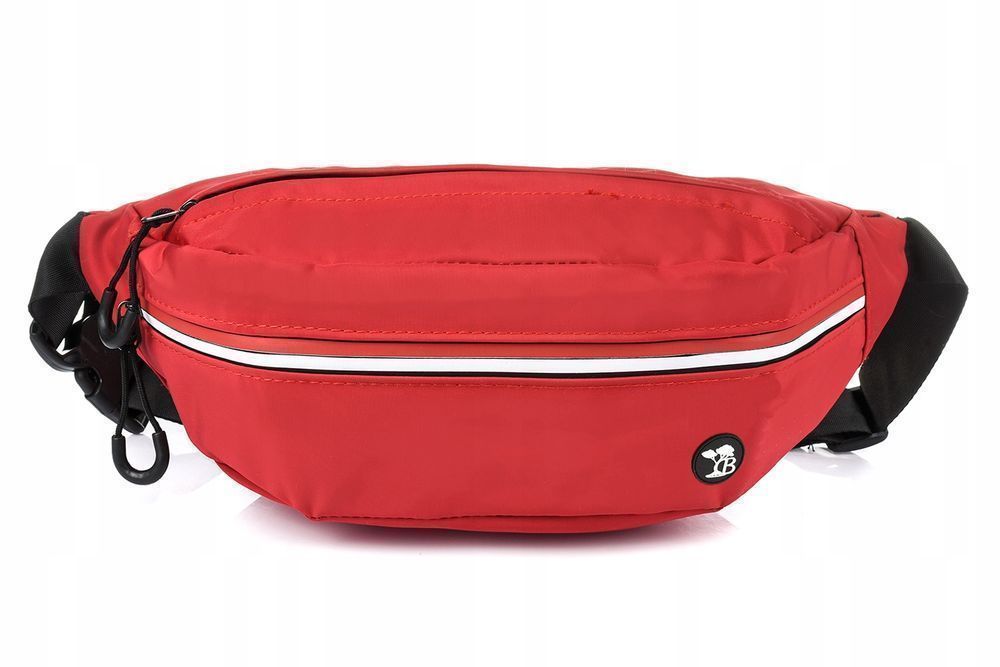 Saszetka nerka wodoodporna na pas duża Beltimore czerwona pojemna nowa