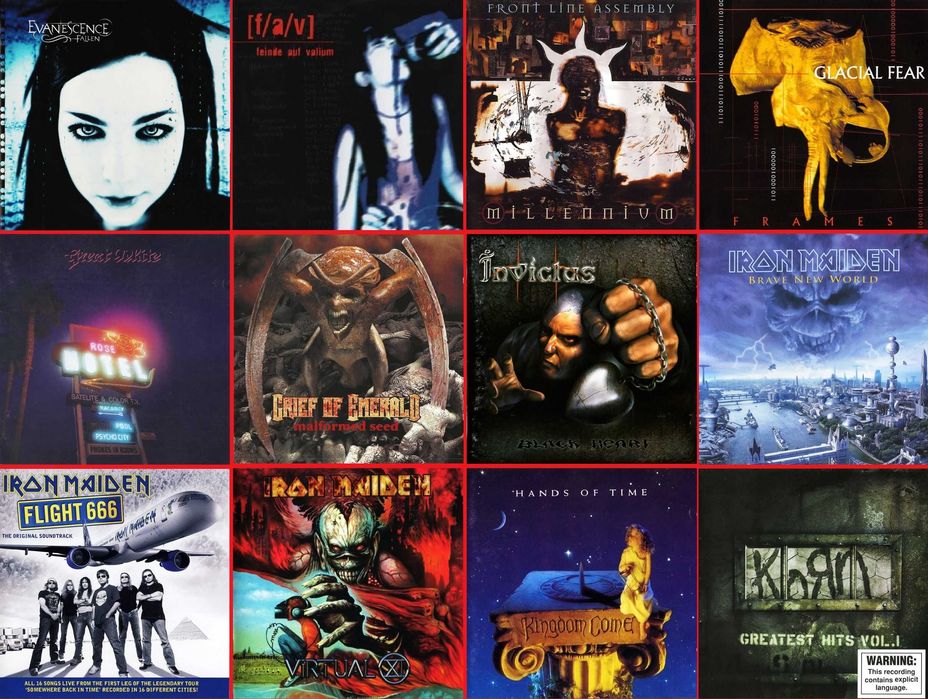 84 CDs - Metal - Raros - Muito Bom Estado