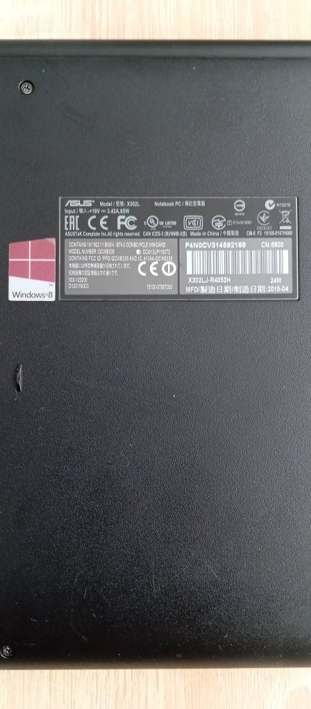 Asus Notebook sprawny