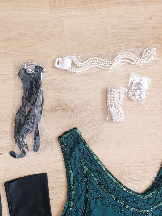 Przebranie karnawalowe sukienka lata 20-30 rozmiar M