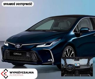 Wynajem Toyota Corolla hybrydowa 5 osobowa LPG Gaz Kombi Automat 2023