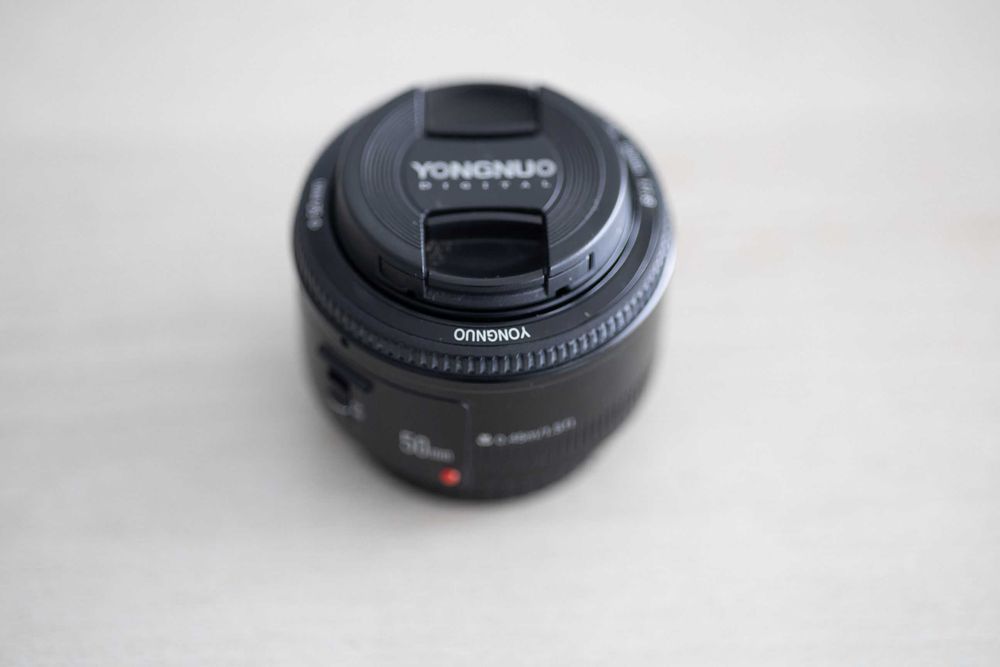 Objetiva Yongnuo 50mm f1.8  para Canon EF
