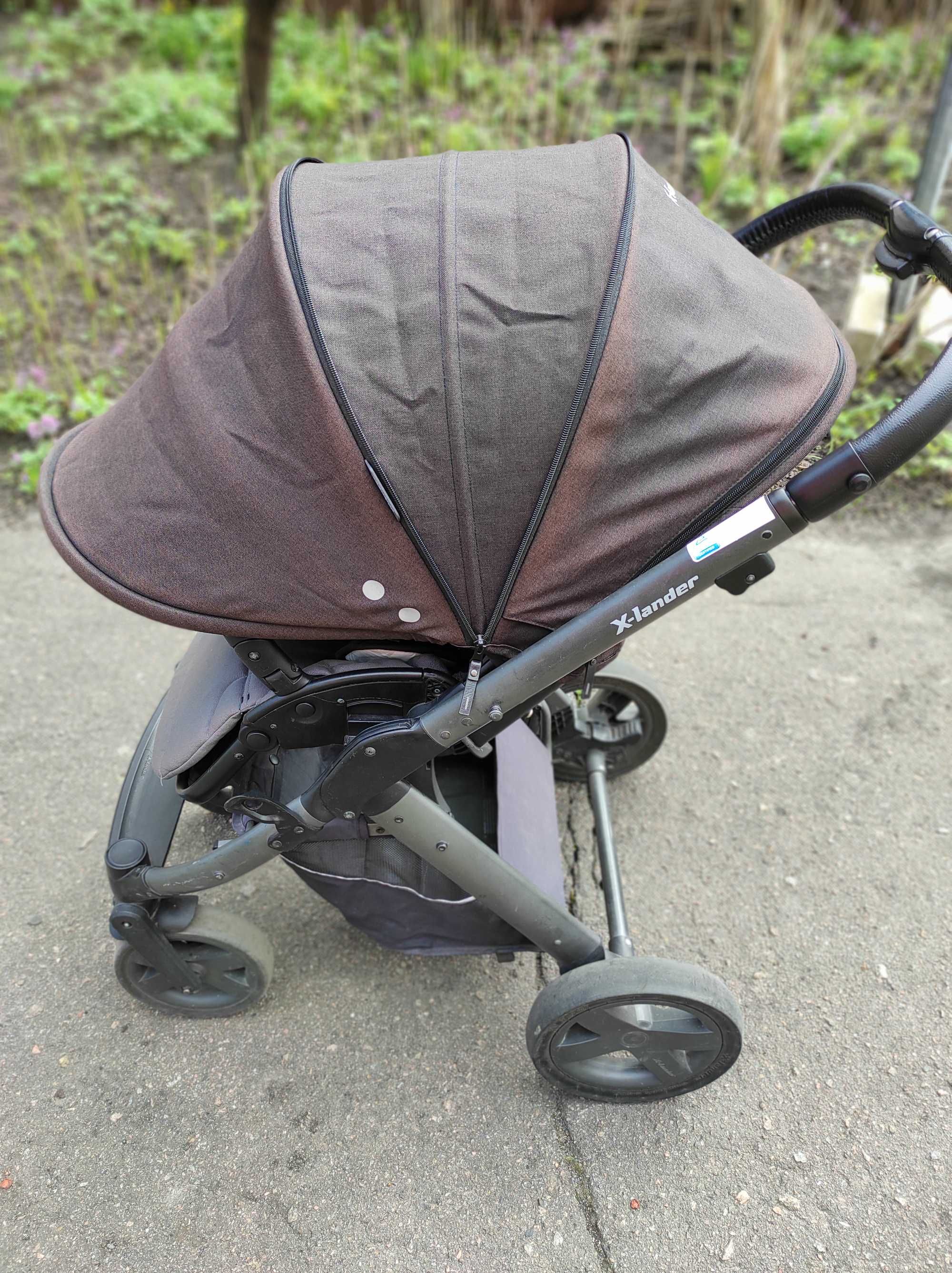 Коляска X-lander x-pulse 3в1 з автокріслом britax romer