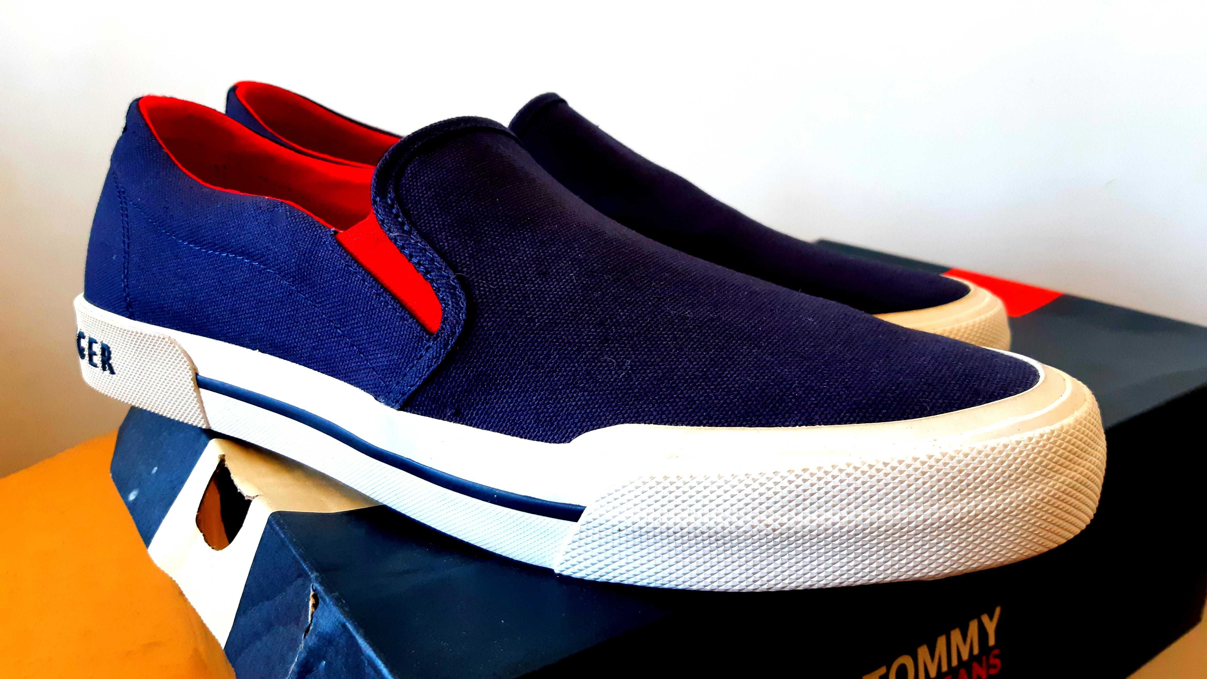 Tommy Hilfiger Heritage Slip On snekers mokasyny żeglarskie