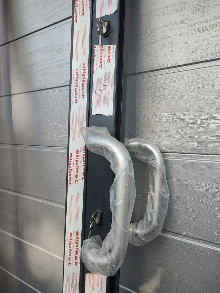 drzwi okno ALU ogrodowe witryna z oknem fasada aluminium ciepłe