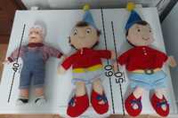 BONECOS CRIANÇA BRINCAR ou COLECÇÃO, GEPETTO E NODDY.Casa,Quarto,Sala.