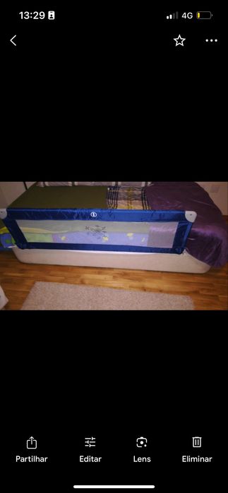 Protecao cama crianca