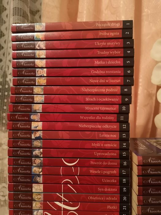 saga Akuszerka KOMPLET 1-53 tomy