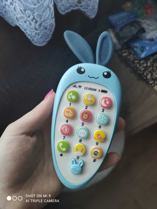 Telefon marchewka grający dla dzieci