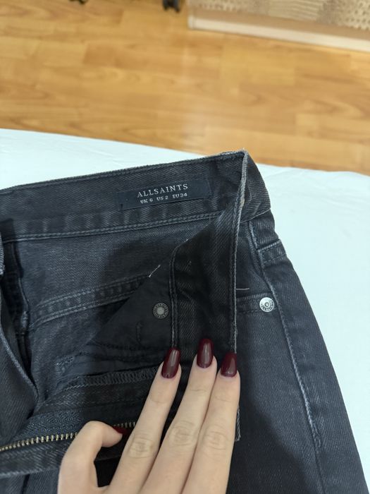 Черная джинсовая юбка