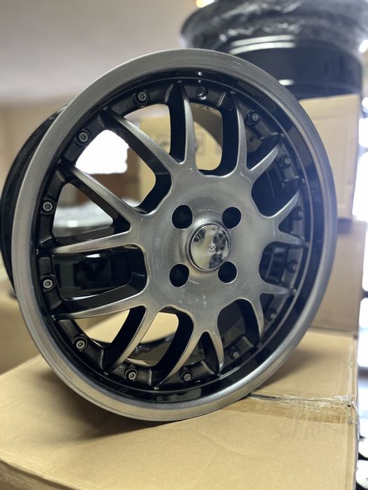 Jantes 16” 4x100 com Aba Renault Opel Vw BMW e30 Corsa Clio seat Ibiza golf BBS