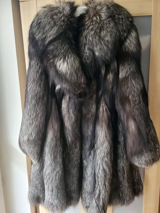 Piękne futro z lisa rozmiar XL