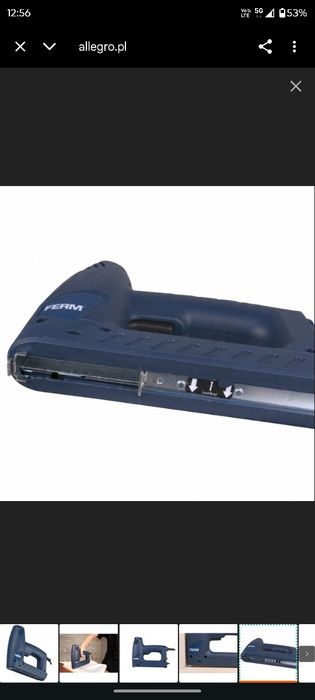 ZSZYWACZ ELEKTRYCZNY TAKER na zszywki i gwoździe