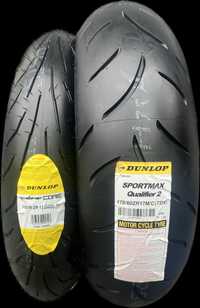 Komplet 170/60ZR17 + 120/70ZR17 Dunlop Sportmax Qualifier II + Core