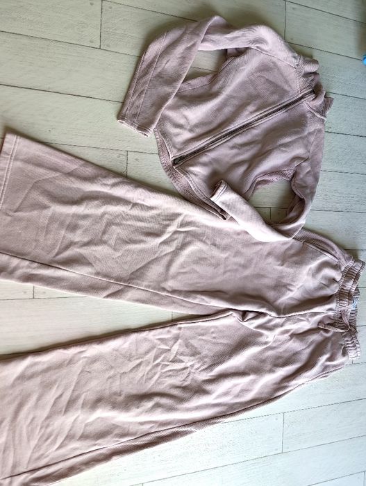Dres szerokie spodnie bluza zasówana Primark 152 158