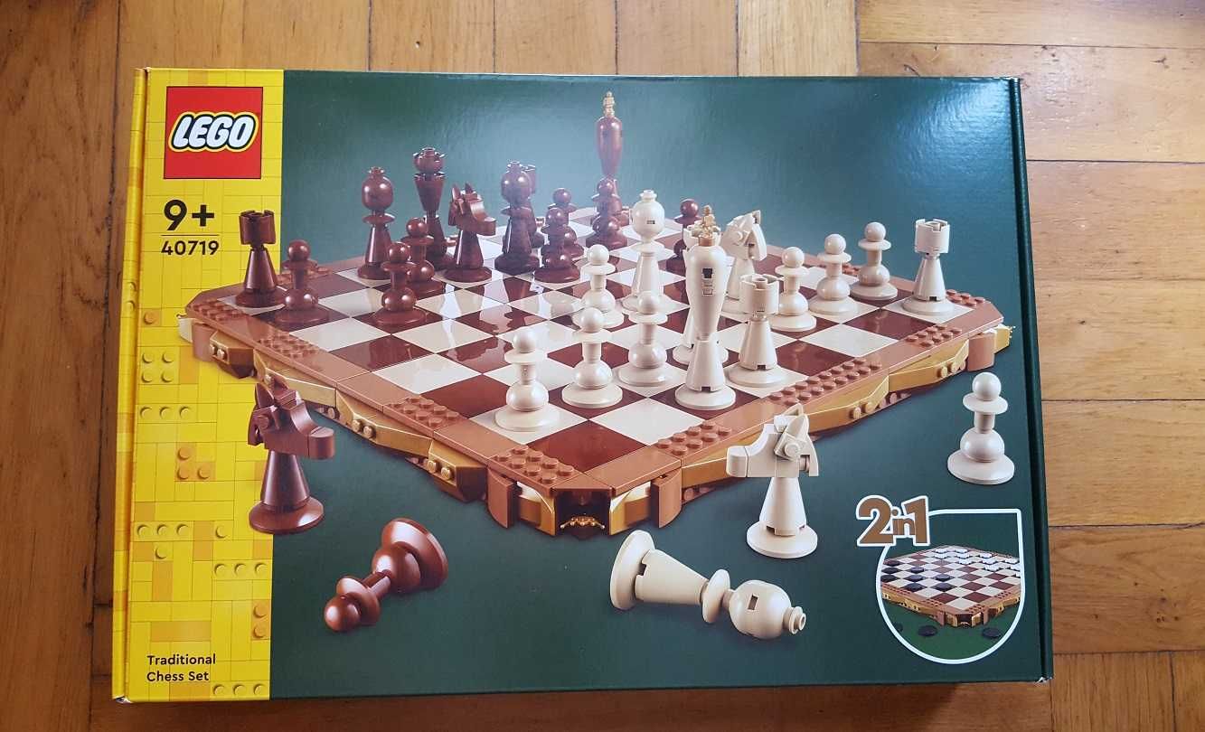 LEGO 40719 - Tradycyjny zestaw szachów - Wrocław Nowe Szachy z Lego