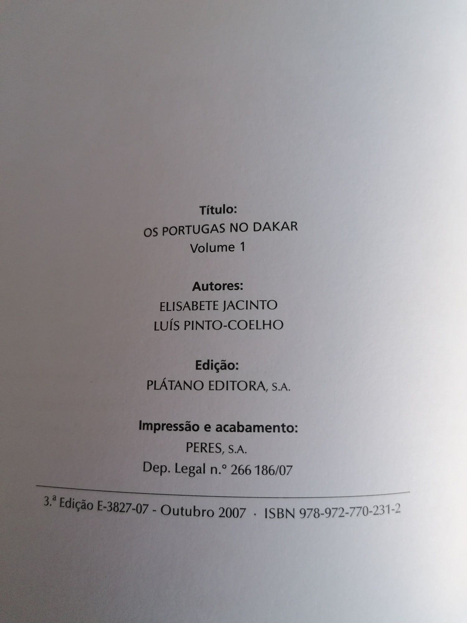 BD Os Portugas no Dakar I e Ii
