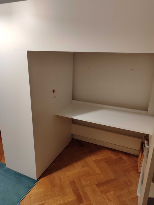 łóżko piętrowe z szafą i biurkiem Warszawa Ursynów