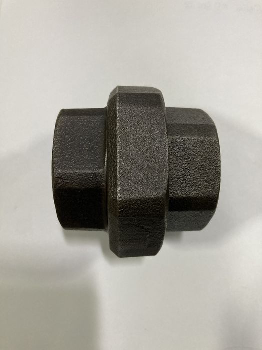 Śrubunek 2” czarny z uszczelką gumową