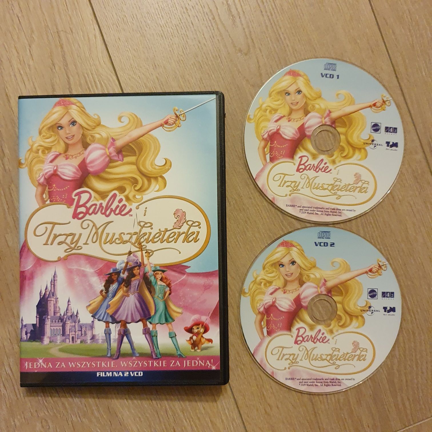 Barbie Trzy Muszkieterki film DVD