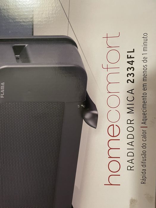 Aquecedor Preto Flama