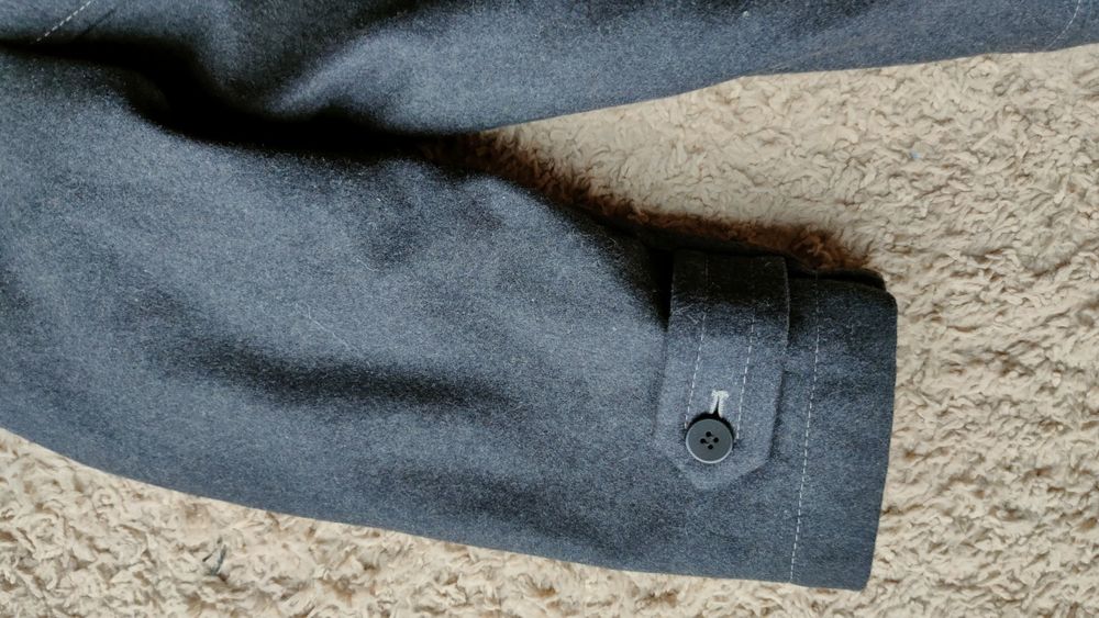 Climber -двубортный зимний шерстяной бушлат куртка пальто мужское б