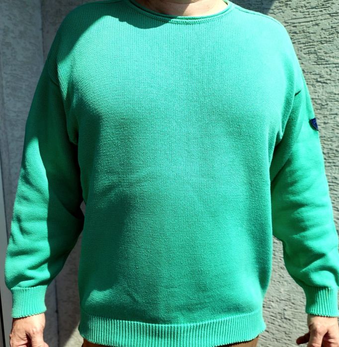 Sweter JOOP! zielony rozm. 56 piękny odcień premium design sartorial